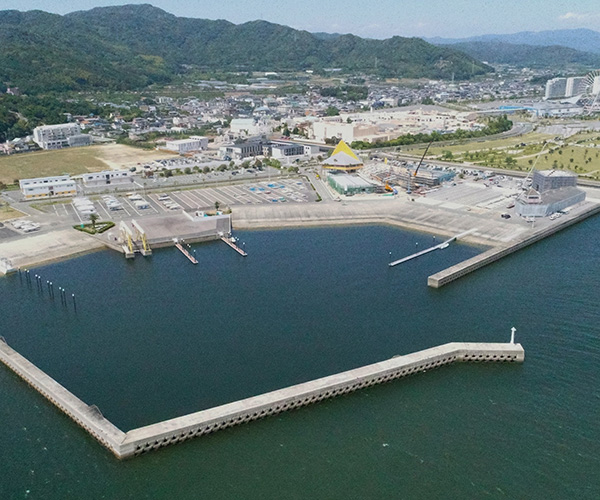 海陽ヨットハーバー整備工事　撮影1