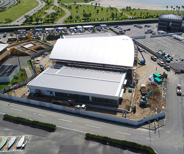 海陽ヨットハーバー整備工事　空撮写真3