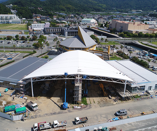 海陽ヨットハーバー整備工事　空撮写真2