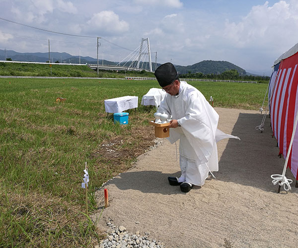 株式会社シンワ御津工場建設工事　地鎮祭2