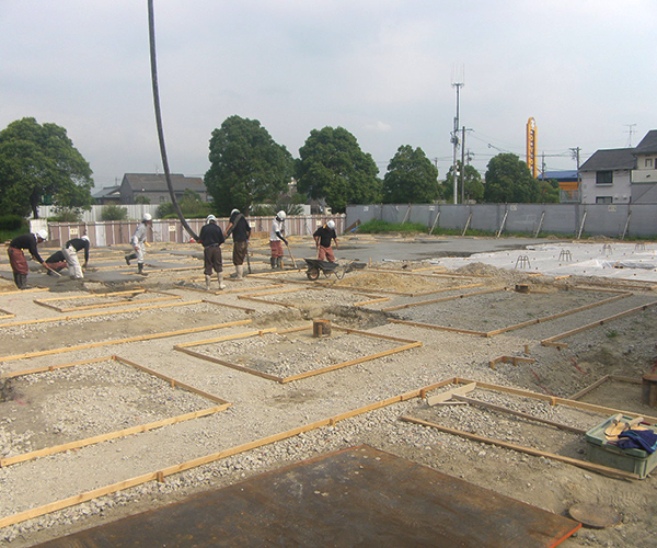 富士文化幼稚園　基礎工事1