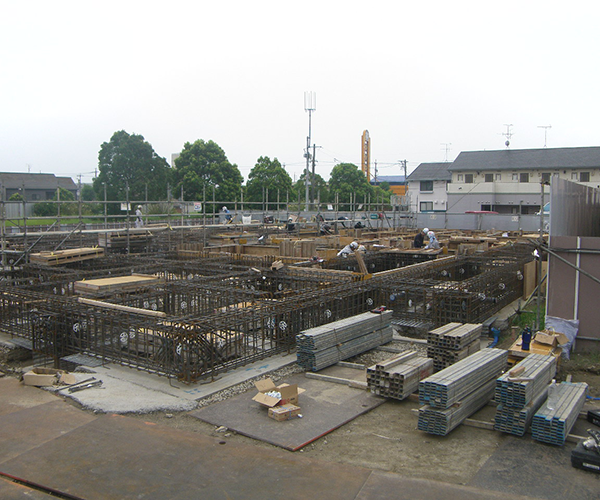 富士文化幼稚園　基礎工事1