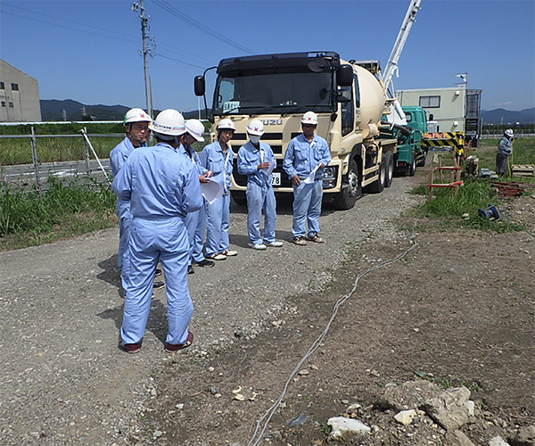 シンワ御津工場建設工事　基礎工事3