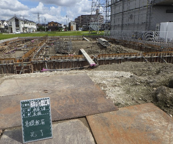 エイル　リーブル　新築工事【基礎工事】2