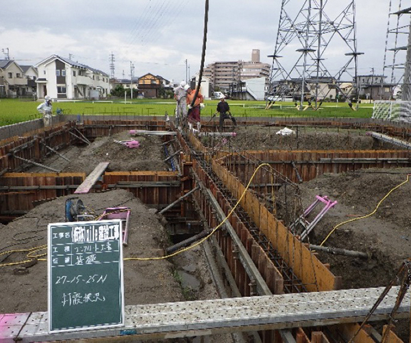 エイル　リーブル　新築工事【基礎工事】3