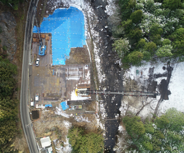 令和元年度 設楽ダム瀬戸設楽線大名倉地区工事用道路工事⑧2