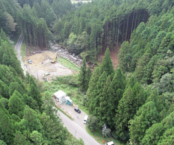 令和元年度 設楽ダム瀬戸設楽線大名倉地区工事用道路工事⑤1