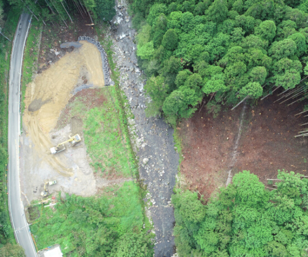 令和元年度 設楽ダム瀬戸設楽線大名倉地区工事用道路工事⑤2