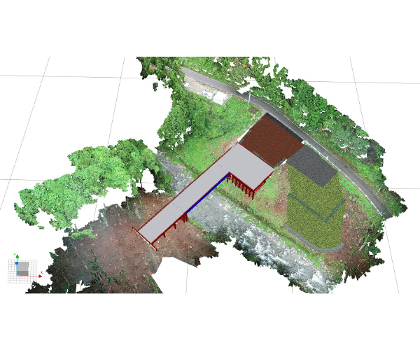 令和元年度 設楽ダム瀬戸設楽線大名倉地区工事用道路工事⑬1