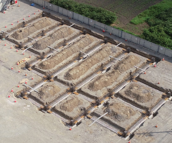 工事名:東三温室園芸農業協同組合 大葉集出荷貯蔵施設 建屋新築工事3