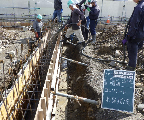 工事名:東三温室園芸農業協同組合 大葉集出荷貯蔵施設 建屋新築工事3