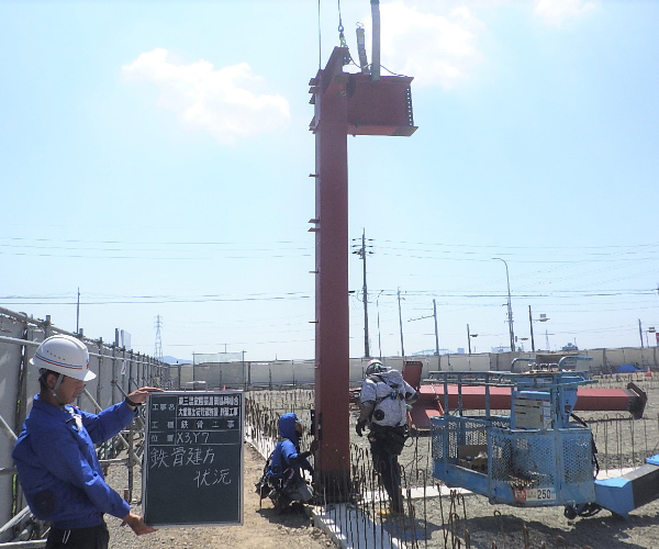 工事名:東三温室園芸農業協同組合 大葉集出荷貯蔵施設 建屋新築工事1