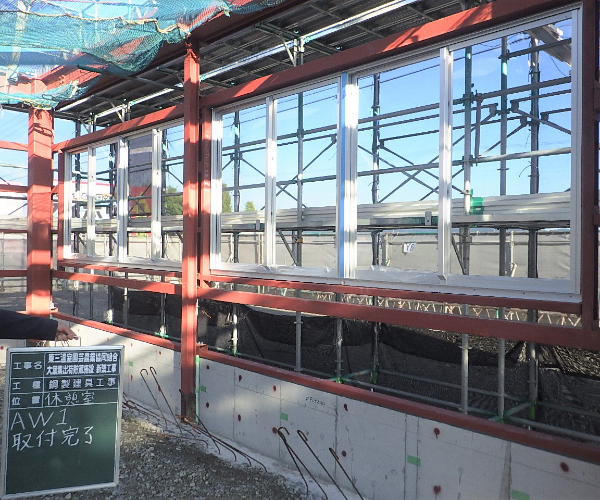 工事名:東三温室園芸農業協同組合 大葉集出荷貯蔵施設 建屋新築工事2