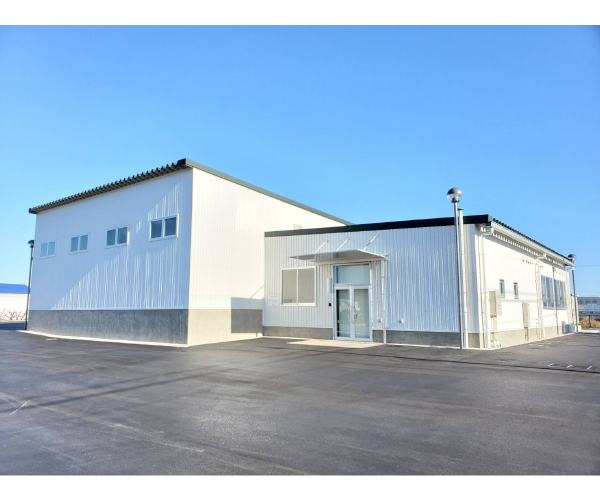工事名:東三温室園芸農業協同組合 大葉集出荷貯蔵施設 建屋新築工事(外観写真)4