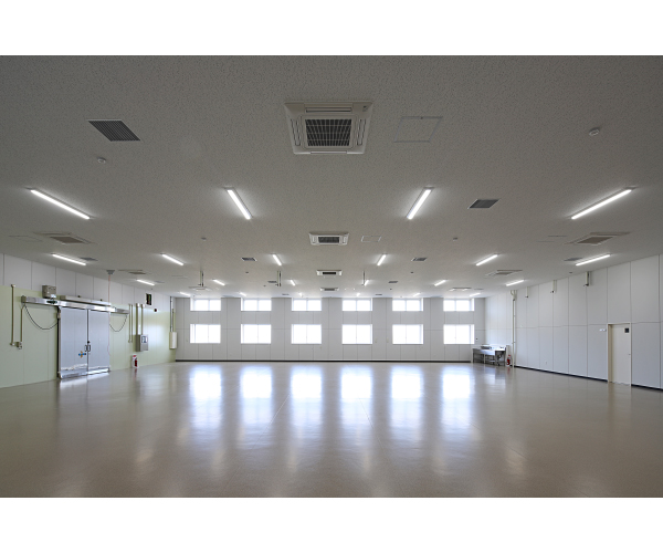 工事名:東三温室園芸農業協同組合 大葉集出荷貯蔵施設 建屋新築工事(内観写真)2
