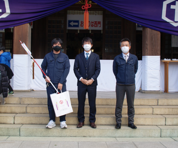 新年安全祈願を砥鹿神社にて実施しました1