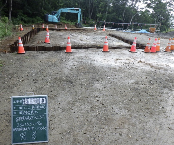 合葬式市営墓地建設工事（建築工事）3