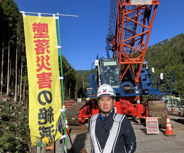 令和4年度　設楽ダム瀬戸設楽線松戸地区工事用進入路工事⑥3