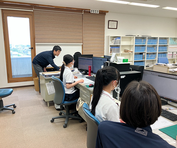 豊川高校「オルワンプロジェクト」職場体験を受け入れました3