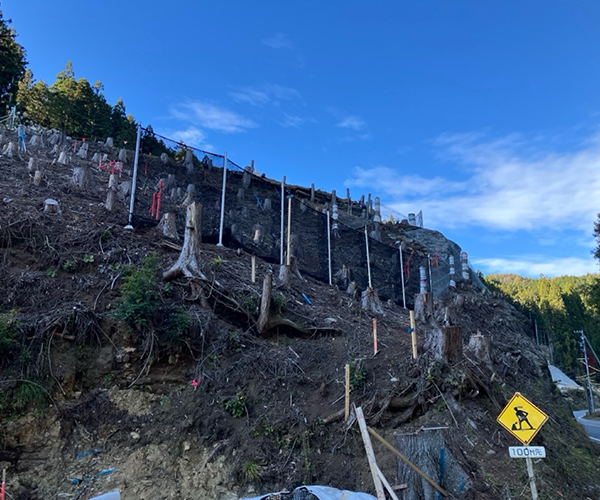 令和6年度　設楽ダム設楽根羽線八橋地区南部道路建設工事④1