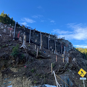 令和6年度　設楽ダム設楽根羽線八橋地区南部道路建設工事④