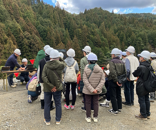 令和6年度　設楽ダム設楽根羽線八橋地区南部道路建設工事⑥3