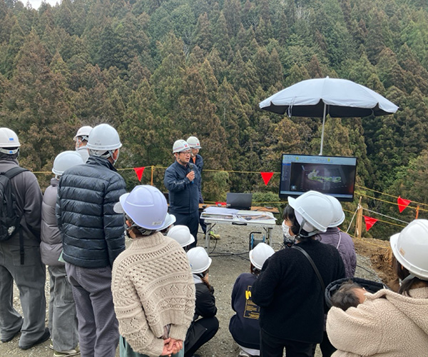 令和6年度　設楽ダム設楽根羽線八橋地区南部道路建設工事⑥4