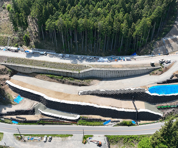令和6年度　設楽ダム設楽根羽線八橋地区南部道路建設工事⑦4