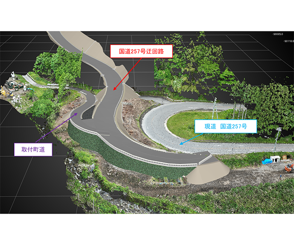 令和7年度　設楽ダム国道257号下戸神地区道路建設工事①