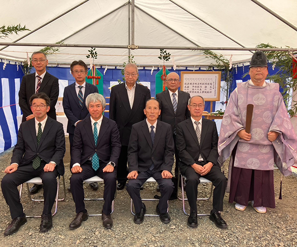 豊川宿長者松土地区画整理事業の起工式が執り行われました。1